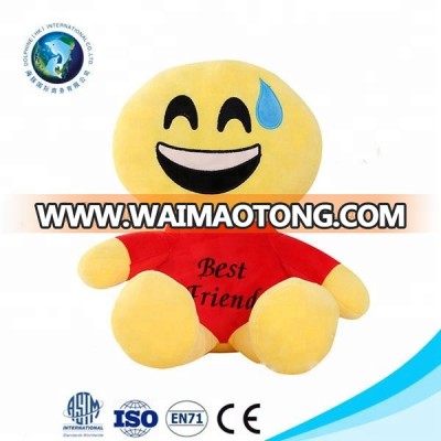 Hot Sale Popular Kids Toys Cute Emoji Doll Soft Plush Stuffed Toy Lovely Emoji Pillow Hanging Toys